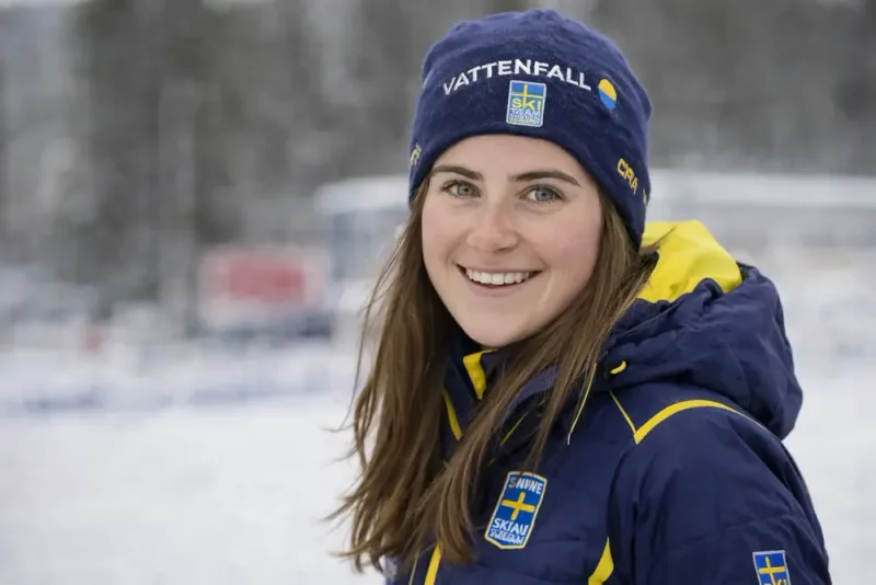 Frida Karlsson prisad – överraskad på toaletten