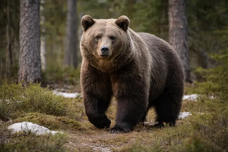Nyfött föl dödades av björnattack