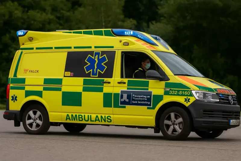 Kvinna avled efter fall i Södertälje
