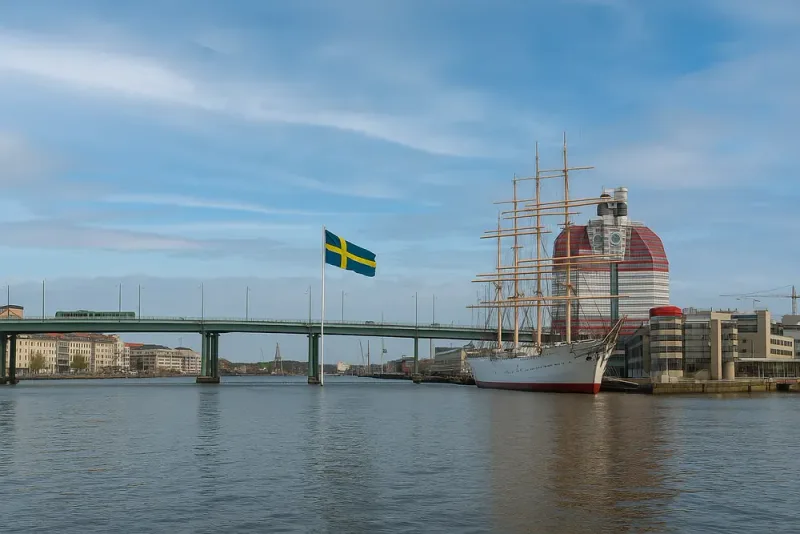 Stor levande fasad byggs i Göteborg