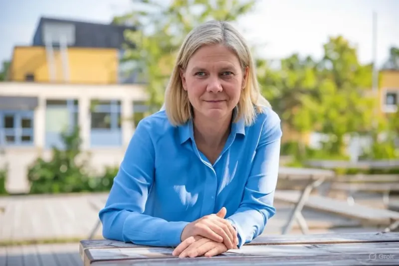 Debatt om Sveriges ekonomi mellan Andersson och Kristersson