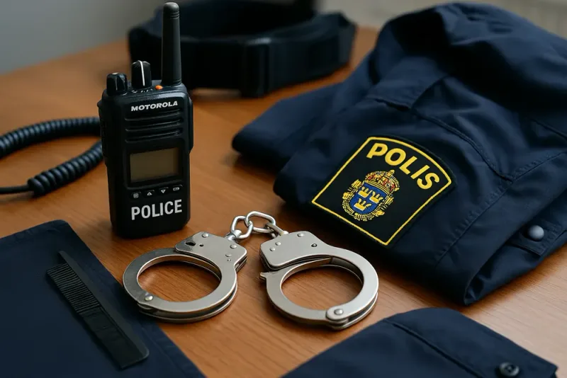 Polis åtalas efter krock i hög hastighet