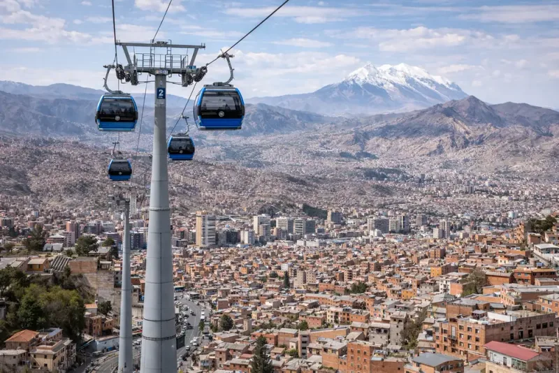 Oroligheter vid protester i La Paz