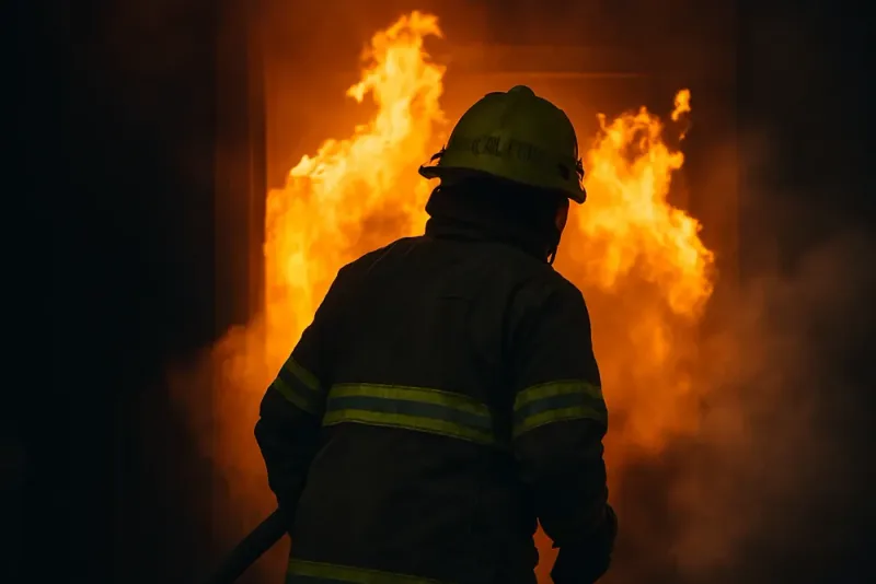Tre personer till sjukhus efter brand