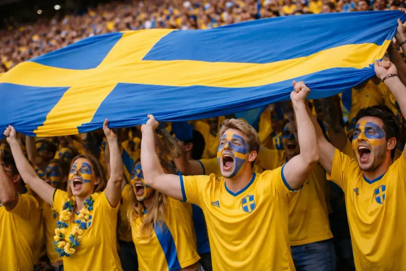Sverige ryckte mot Slovenien
