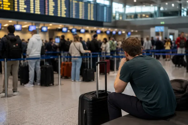 Missade Ryanairflyg efter kökaos – krävdes på avgift