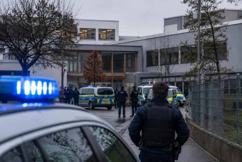 Misstänkt gripen efter våldsdåd på skola i Tyskland