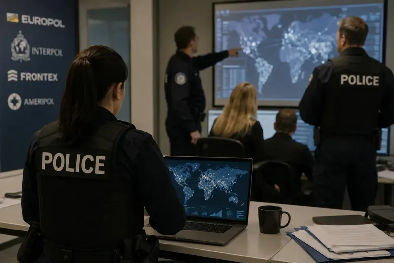 Global polisinsats gav över tusen gripanden