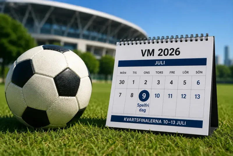 VM tar paus – kvartsfinalerna väntar
