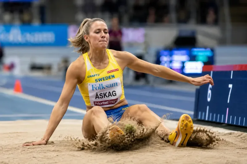 Maja Åskag förbättrade personbästat två gånger