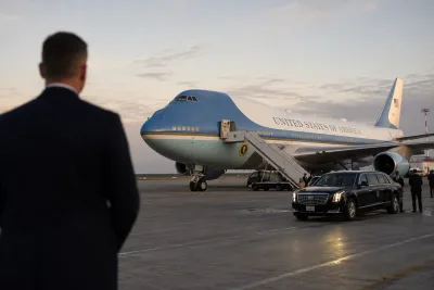 Donald Trump bytte presidentplan efter säkerhetsvarning