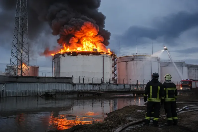 Ukraina trappar upp angrepp mot ryska bränslemål