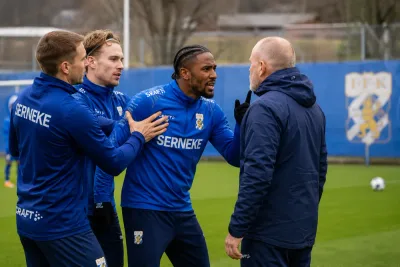 Het ordväxling på IFK Göteborgs träning