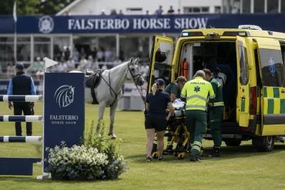 Ryttare skadad under Falsterbo Horse Show