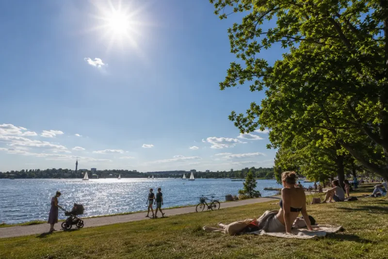 Sommarvärmen återvänder med temperaturer över 25 grader