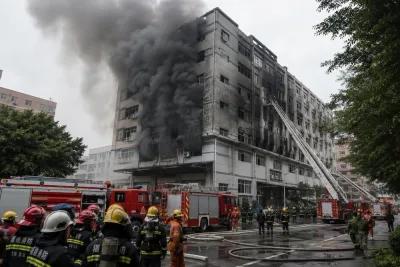 Minst 28 döda efter fabriksbrand i Kina