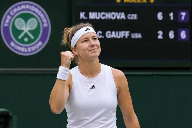 Karolina Muchova tog första Wimbledonfinalen