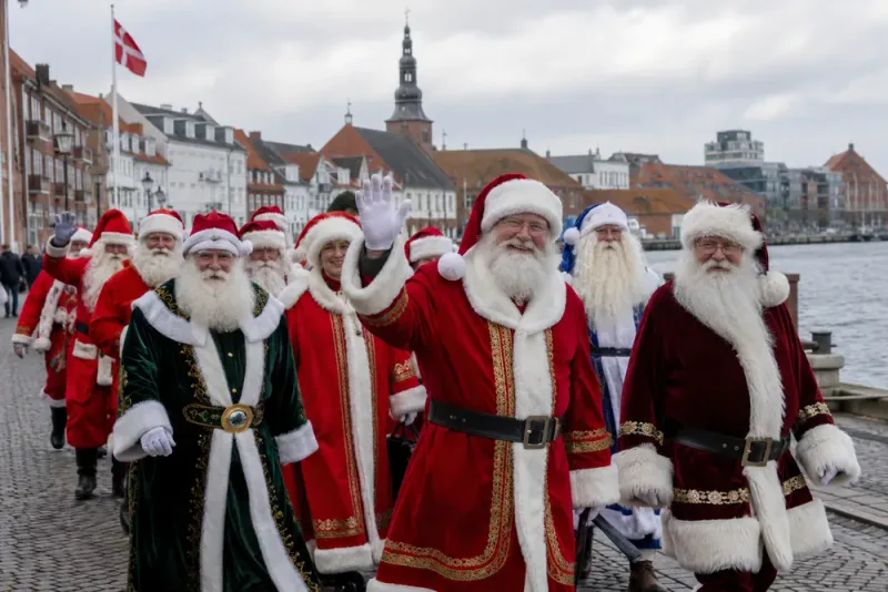 Jultomtar från flera länder samlas i Ålborg