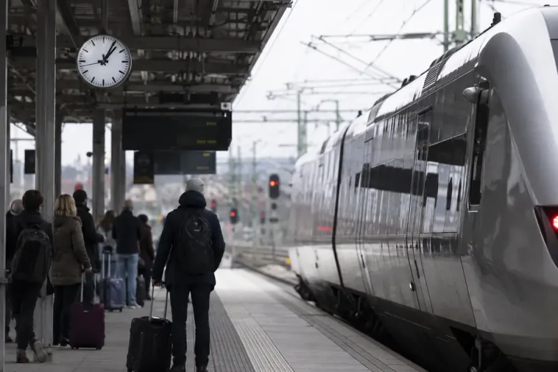 Tågstopp påverkar trafiken mellan Stockholm och Göteborg