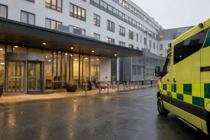 Sonen Loke föddes på sjukhusets parkering
