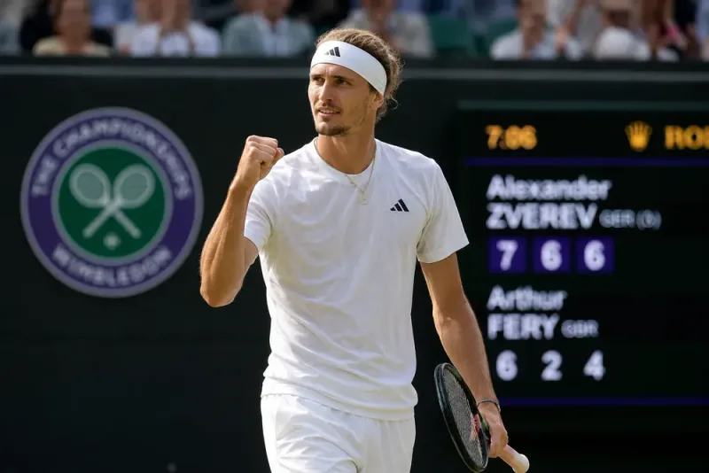 Alexander Zverev klar för Wimbledonfinal