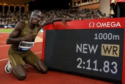 Emmanuel Wanyonyi slog nytt världsrekord