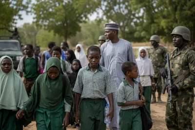 46 kidnappade skolbarn och lärare fritagna i Nigeria