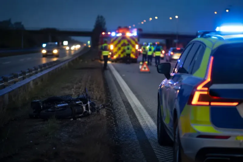 Motorcyklist omkom i dödsolycka på E6