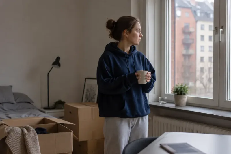 Efter hemlösheten har Ella, 24, fått egen bostad