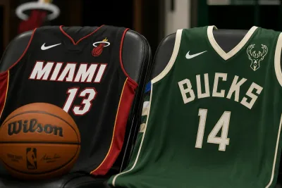 Bam Adebayo och Tyler Herro i bråk
