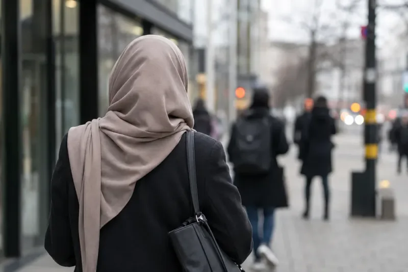 Hind dolde hijaben tills jobbet var klart