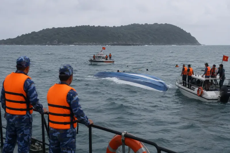 15 turister omkom efter båtolycka i Vietnam