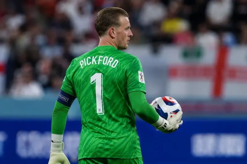 Jordan Pickford slår engelskt VM-rekord