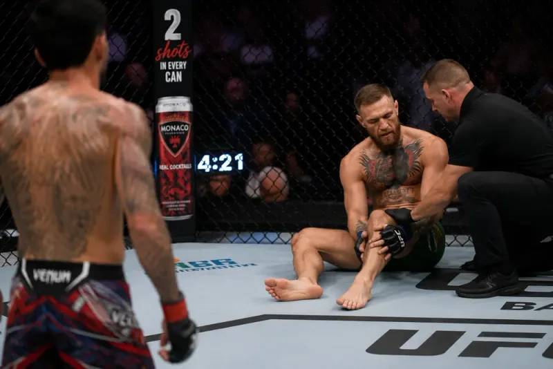 Conor McGregors comeback över på 69 sekunder