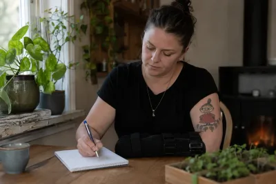 Sandra Motin kämpar vidare efter svår arbetsplatsolycka