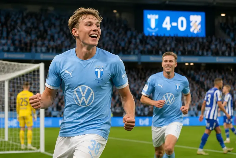 Anton Höög slog till direkt för Malmö
