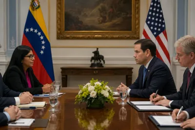 Uppgifter: Marco Rubio styr Venezuela via Whatsapp