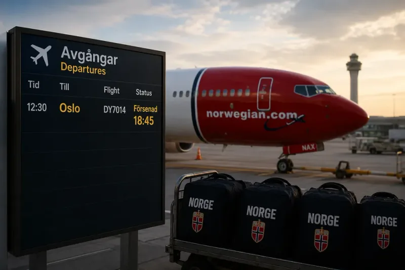 Försenat Norge riskerar missa kungafamiljen