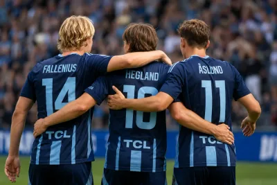 Djurgårdens offensiva trio återförenades efter sortin