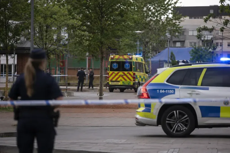 Barn till sjukhus efter misstänkt brott i Helsingborg