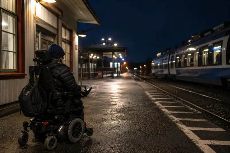 Maria Roos Fahlcrantz lämnades utan utlovad taxi