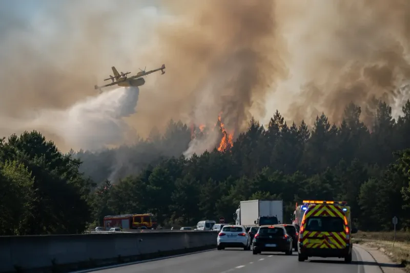 Två gripna efter storbranden i Fontainebleauskogen