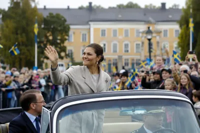 Victoria firas med korteg och prisutdelning på Öland
