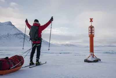Jesper Skarman korsade Svalbard efter 34 dagar