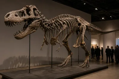 T-rexfossil satte nytt auktionsrekord
