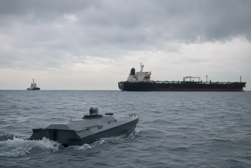 Ukraina trappar upp drönaroffensiv i Svarta havet
