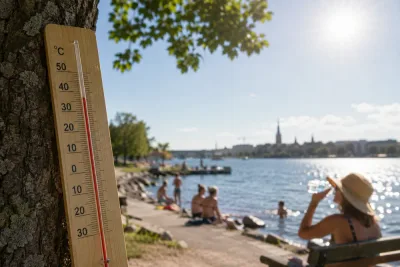 Upp mot 35 grader väntas under veckans hetaste dag