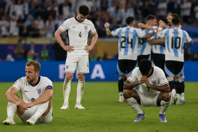 England kritiseras efter tappad VM-ledning