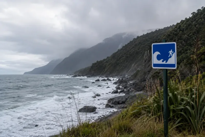 Kraftigt skalv utlöste tsunamivarning i Nya Zeeland