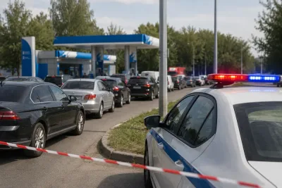 Skottlossning i bensinkö slutade med gripande